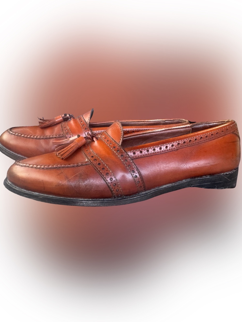 Allen Edmonds’ Cognac Harvard Leather Tassel Loafers